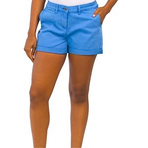 Land & Sea Blue Chino Shorts in blue size 12